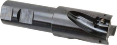 Kennametal - 1-1/4" Cut Diam, 14.5mm Max Depth of Cut, 1" Shank Diam, 115.06mm OAL, Indexable Square Shoulder End Mill - EC14.., EP14.. Inserts, Weldon Shank, 0° Lead Angle, Through Coolant - Eagle Tool & Supply