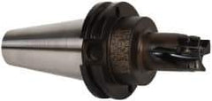 Kennametal - 1" Cut Diam, 14.73mm Max Depth of Cut, 144.45mm OAL, Indexable Square Shoulder End Mill - EC14.., EP14.. Inserts, CAT 40 Taper Shank, 0° Lead Angle, Through Coolant - Eagle Tool & Supply