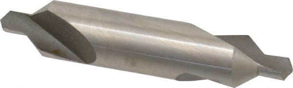 Interstate - #7 Plain Cut 82° Incl Angle High Speed Steel Combo Drill & Countersink - Eagle Tool & Supply