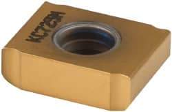 Kennametal - LNEU1240 Grade KC725M Carbide Milling Insert - TiN/TiCN/TiN Finish, 0.1575" Thick, 1.6mm Corner Radius - Eagle Tool & Supply