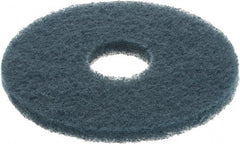 3M - Scrubbing Pad - 12" Machine, Blue Pad, Nylon & Polyester - Eagle Tool & Supply