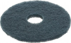 3M - Scrubbing Pad - 14" Machine, Blue Pad, Nylon & Polyester - Eagle Tool & Supply