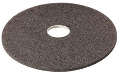 3M - Stripping Pad - 23" Machine, Black Pad, Nylon & Polyester - Eagle Tool & Supply