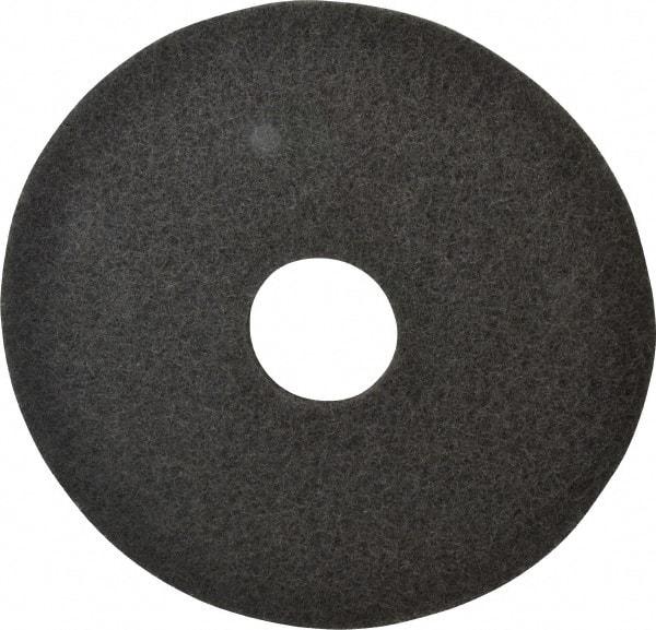 3M - Stripping Pad - 14" Machine, Black Pad, Nylon & Polyester - Eagle Tool & Supply