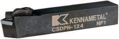 Kennametal - CSDP, Neutral Cut, 0° Lead Angle, 3/4" Shank Height x 3/4" Shank Width, Positive Rake Indexable Turning Toolholder - 4-1/2" OAL, SP..42. Insert Compatibility, Series Kendex - Eagle Tool & Supply