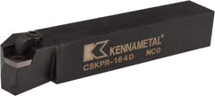 Kennametal - CSKP, Right Hand Cut, 15° Lead Angle, 1" Shank Height x 1" Shank Width, Positive Rake Indexable Turning Toolholder - 6" OAL, SP..42. Insert Compatibility, Series Kendex - Eagle Tool & Supply