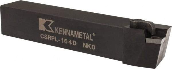 Kennametal - CSRP, Left Hand Cut, 15° Lead Angle, 1" Shank Height x 1" Shank Width, Positive Rake Indexable Turning Toolholder - 6" OAL, SP..42. Insert Compatibility, Series Kendex - Eagle Tool & Supply