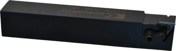 Kennametal - CTAP, Right Hand Cut, 3° Lead Angle, 1" Shank Height x 1" Shank Width, Positive Rake Indexable Turning Toolholder - 6" OAL, TP..32. Insert Compatibility, Series Kendex - Eagle Tool & Supply