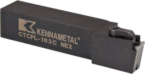 Kennametal - CTCP, Left Hand Cut, 0° Lead Angle, 1" Shank Height x 1" Shank Width, Positive Rake Indexable Turning Toolholder - 5" OAL, TP..32. Insert Compatibility, Series Kendex - Eagle Tool & Supply