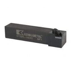 Kennametal - CTGP, Left Hand Cut, 0° Lead Angle, 1" Shank Height x 1" Shank Width, Positive Rake Indexable Turning Toolholder - 5" OAL, TN..32. Insert Compatibility, Series Kendex - Eagle Tool & Supply