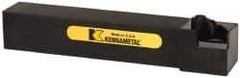 Kennametal - CTGP, Left Hand Cut, 0° Lead Angle, 1" Shank Height x 1" Shank Width, Positive Rake Indexable Turning Toolholder - 6" OAL, TP..42. Insert Compatibility, Series Kendex - Eagle Tool & Supply