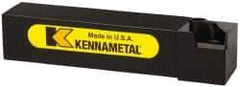 Kennametal - CTGP, Left Hand Cut, 0° Lead Angle, 1-1/4" Shank Height x 1-1/4" Shank Width, Positive Rake Indexable Turning Toolholder - 6" OAL, TP..42. Insert Compatibility, Series Kendex - Eagle Tool & Supply