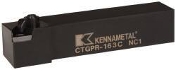 Kennametal - CTGP, Right Hand Cut, 0° Lead Angle, 1" Shank Height x 1" Shank Width, Positive Rake Indexable Turning Toolholder - 5" OAL, TP..32 Insert Compatibility, Series Kendex - Eagle Tool & Supply
