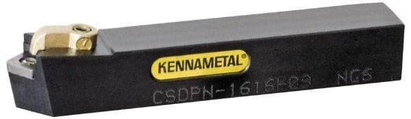 Kennametal - CSDP, Neutral Cut, 0° Lead Angle, 20mm Shank Height x 20mm Shank Width, Positive Rake Indexable Turning Toolholder - 125mm OAL, SP.. Insert Compatibility, Series Kendex - Eagle Tool & Supply