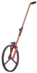 CST/berger - 100,000' Counter Limit, 3' OAL, Red Measuring Wheel - 1" Accuracy per 100", Measures in Feet - Eagle Tool & Supply