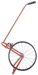 CST/berger - 100,000' Counter Limit, 4' OAL, Red Measuring Wheel - 1" Accuracy per 100", Measures in Feet - Eagle Tool & Supply