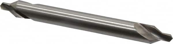 Interstate - #6 Plain Cut 60° Incl Angle High Speed Steel Combo Drill & Countersink - Eagle Tool & Supply