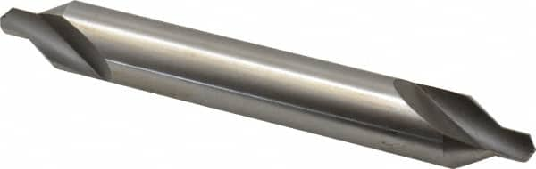 Interstate - #7 Plain Cut 60° Incl Angle High Speed Steel Combo Drill & Countersink - Eagle Tool & Supply