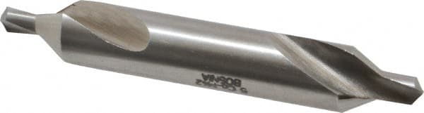 Interstate - #5 Plain Cut 60° Incl Angle Cobalt Combo Drill & Countersink - Eagle Tool & Supply