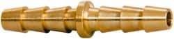 Parker - Hose Barb x Hose Barb Hose Mender - 3/16" ID Hose x 0.227" OD Hose, Brass - Eagle Tool & Supply