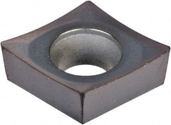 Kennametal - CCGT32.51 HP Grade KC5025 Carbide Turning Insert - TiAlN Finish, 80° Diamond, 3/8" Inscr Circle, 5/32" Thick, 1/64" Corner Radius - Eagle Tool & Supply
