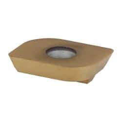 Kennametal - LFEW3534 LN Grade KC725M Carbide Milling Insert - TiN/TiCN/TiN Finish, 3/16" Thick, 1.6mm Corner Radius - Eagle Tool & Supply