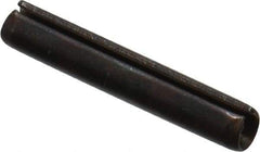 Value Collection - 2mm Diam x 12mm Long Slotted Spring Pin - Grade 1070-1080 Steel, Plain Finish - Eagle Tool & Supply