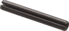 Value Collection - 2mm Diam x 14mm Long Slotted Spring Pin - Grade 1070-1080 Steel, Plain Finish - Eagle Tool & Supply