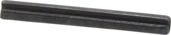 Value Collection - 2mm Diam x 18mm Long Slotted Spring Pin - Grade 1070-1080 Steel, Plain Finish - Eagle Tool & Supply