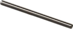 Value Collection - 2mm Diam x 30mm Long Slotted Spring Pin - Grade 1070-1080 Steel, Plain Finish - Eagle Tool & Supply