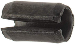 Value Collection - 2.5mm Diam x 4mm Long Slotted Spring Pin - Grade 1070-1080 Steel, Plain Finish - Eagle Tool & Supply