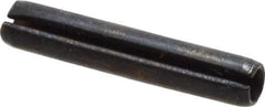 Value Collection - 2.5mm Diam x 14mm Long Slotted Spring Pin - Grade 1070-1080 Steel, Plain Finish - Eagle Tool & Supply