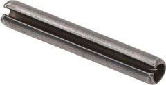 Value Collection - 2.5mm Diam x 16mm Long Slotted Spring Pin - Grade 1070-1080 Steel, Plain Finish - Eagle Tool & Supply