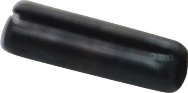 Value Collection - 3mm Diam x 10mm Long Slotted Spring Pin - Grade 1070-1080 Steel, Plain Finish - Eagle Tool & Supply