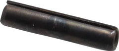Value Collection - 3mm Diam x 14mm Long Slotted Spring Pin - Grade 1070-1080 Steel, Plain Finish - Eagle Tool & Supply