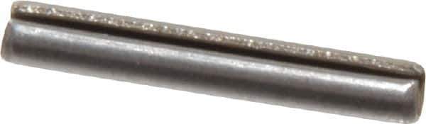 Value Collection - 3mm Diam x 20mm Long Slotted Spring Pin - Grade 1070-1080 Steel, Plain Finish - Eagle Tool & Supply