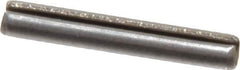 Value Collection - 3mm Diam x 20mm Long Slotted Spring Pin - Grade 1070-1080 Steel, Plain Finish - Eagle Tool & Supply