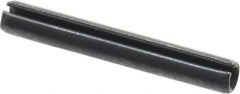 Value Collection - 3mm Diam x 22mm Long Slotted Spring Pin - Grade 1070-1080 Steel, Plain Finish - Eagle Tool & Supply