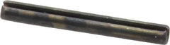 Value Collection - 3mm Diam x 24mm Long Slotted Spring Pin - Grade 1070-1080 Steel, Plain Finish - Eagle Tool & Supply