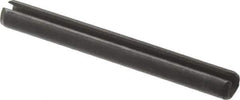 Value Collection - 3mm Diam x 26mm Long Slotted Spring Pin - Grade 1070-1080 Steel, Plain Finish - Eagle Tool & Supply
