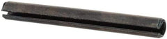 Value Collection - 3mm Diam x 28mm Long Slotted Spring Pin - Grade 1070-1080 Steel, Plain Finish - Eagle Tool & Supply