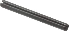 Value Collection - 3mm Diam x 30mm Long Slotted Spring Pin - Grade 1070-1080 Steel, Plain Finish - Eagle Tool & Supply
