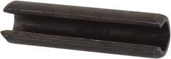 Value Collection - 3.5mm Diam x 14mm Long Slotted Spring Pin - Grade 1070-1080 Steel, Plain Finish - Eagle Tool & Supply