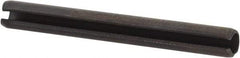 Value Collection - 3.5mm Diam x 32mm Long Slotted Spring Pin - Grade 1070-1080 Steel, Plain Finish - Eagle Tool & Supply