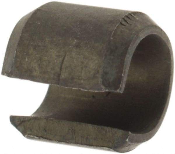 Value Collection - 4mm Diam x 4mm Long Slotted Spring Pin - Grade 1070-1080 Steel, Plain Finish - Eagle Tool & Supply