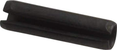 Value Collection - 4mm Diam x 16mm Long Slotted Spring Pin - Grade 1070-1080 Steel, Plain Finish - Eagle Tool & Supply