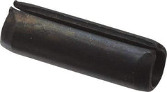 Value Collection - 5mm Diam x 16mm Long Slotted Spring Pin - Grade 1070-1080 Steel, Plain Finish - Eagle Tool & Supply