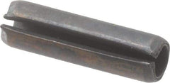 Value Collection - 5mm Diam x 18mm Long Slotted Spring Pin - Grade 1070-1080 Steel, Plain Finish - Eagle Tool & Supply