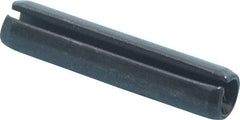 Value Collection - 5mm Diam x 24mm Long Slotted Spring Pin - Grade 1070-1080 Steel, Plain Finish - Eagle Tool & Supply