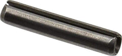 Value Collection - 5mm Diam x 26mm Long Slotted Spring Pin - Grade 1070-1080 Steel, Plain Finish - Eagle Tool & Supply
